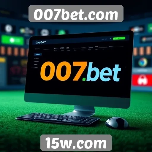 Interface e usabilidade do site 007bet