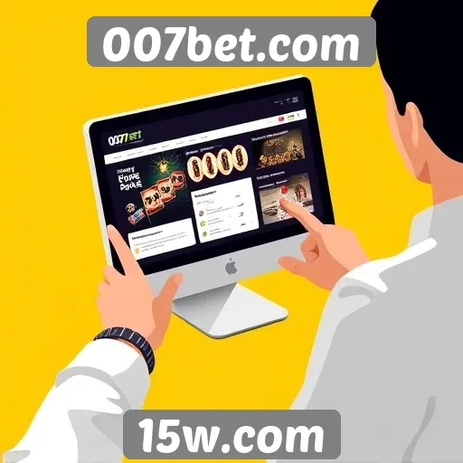 Experiência do usuário em 007bet.com e interface